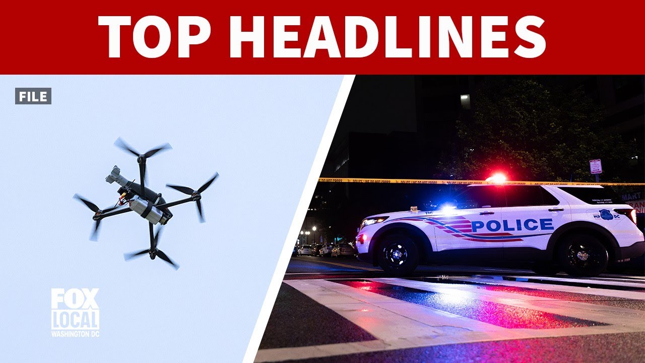 Drones spotted over DC base where Rubio, Hegseth live; MPD detective scandal