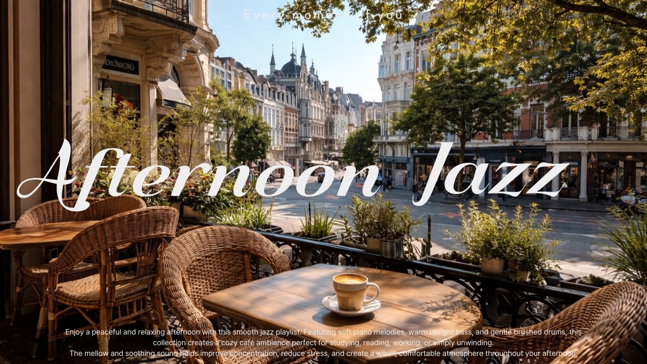 Playlist | 오후에 듣기 좋은 편안한 재즈 🌿 | Relaxing Jazz for the Afternoon ☕