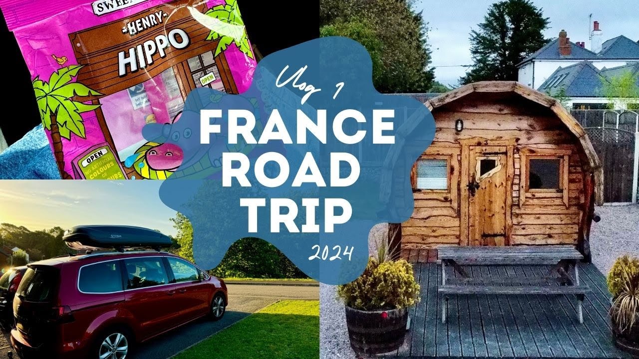 Dover Travel Day & Glamping | France Road Trip 2024 - Vlog 1 | Chaos House