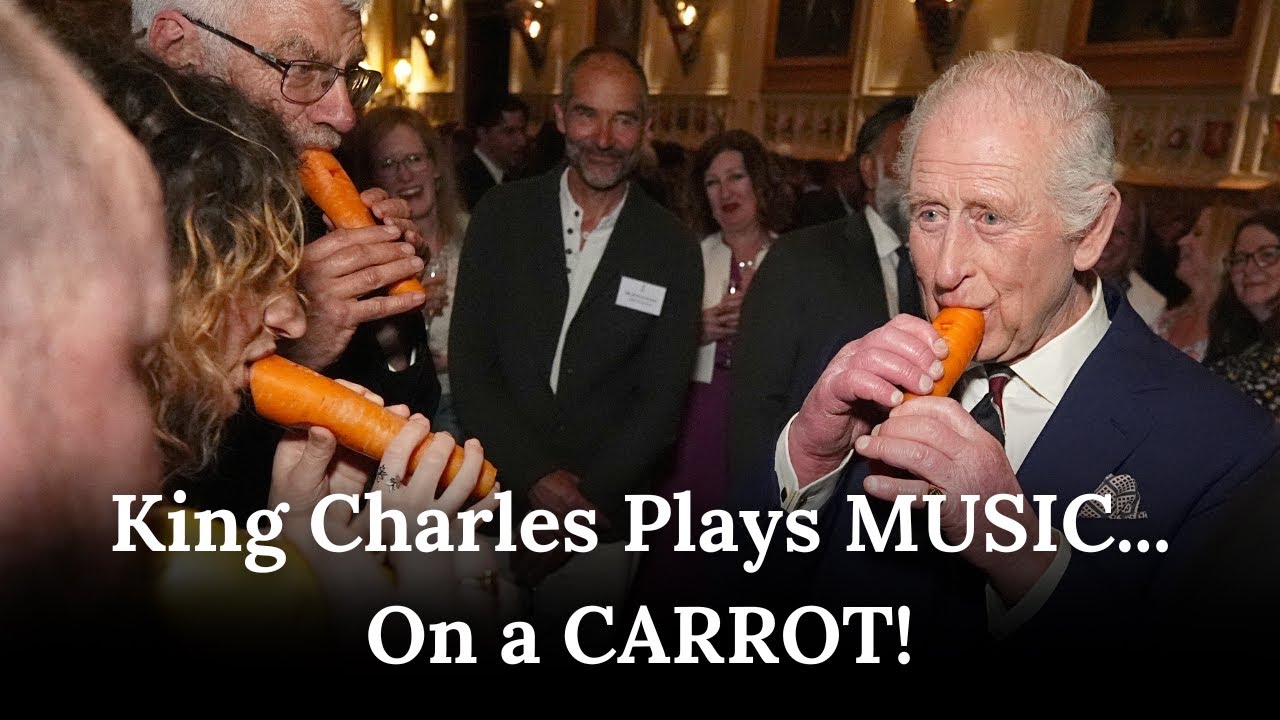 Is That King Charles Playing... a Carrot Flute?! | Viral Royal Moment | AA1I
