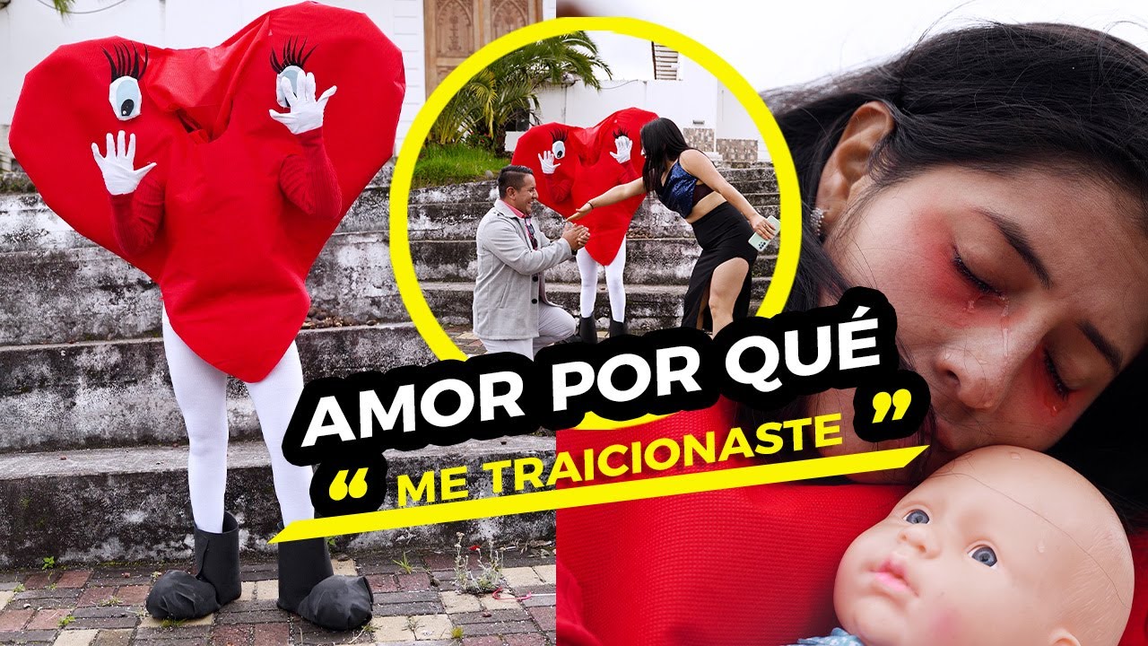 Se disfrazo de corazon para quitarle dinero a este hombre por una triste razon