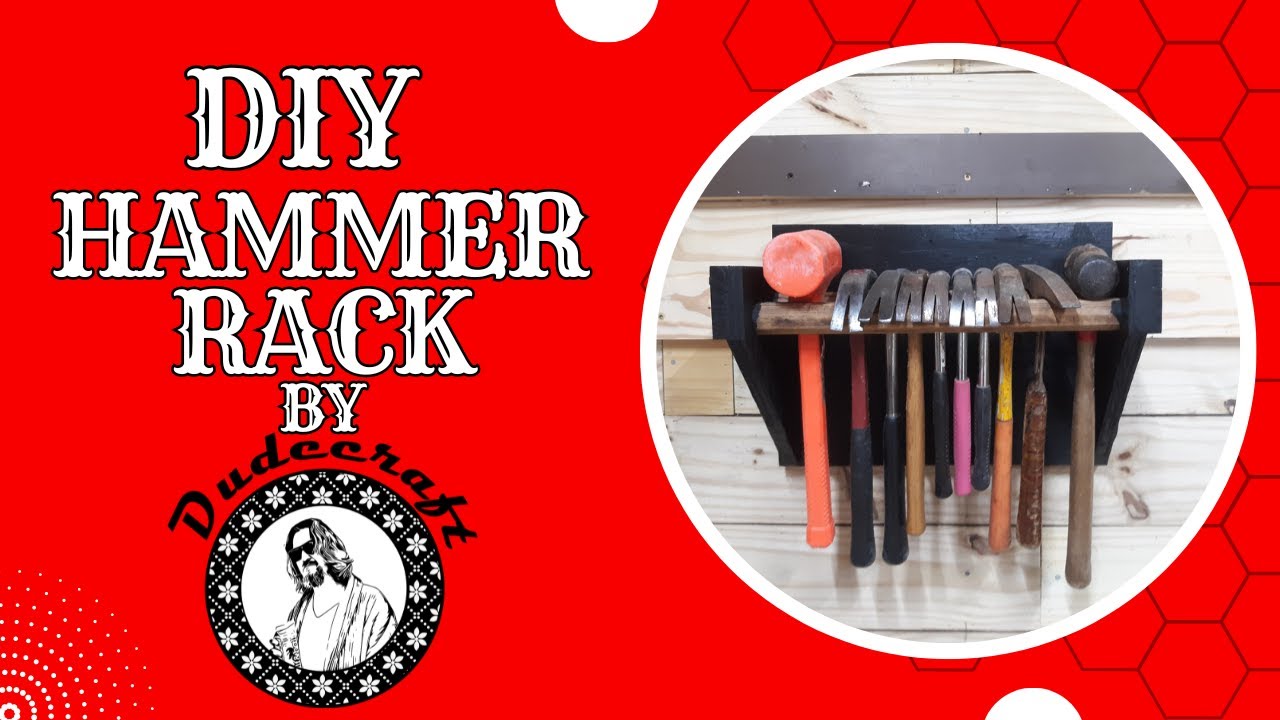 Stop. Hammer Time! (DIY French Cleat Hammer Rack) 4K