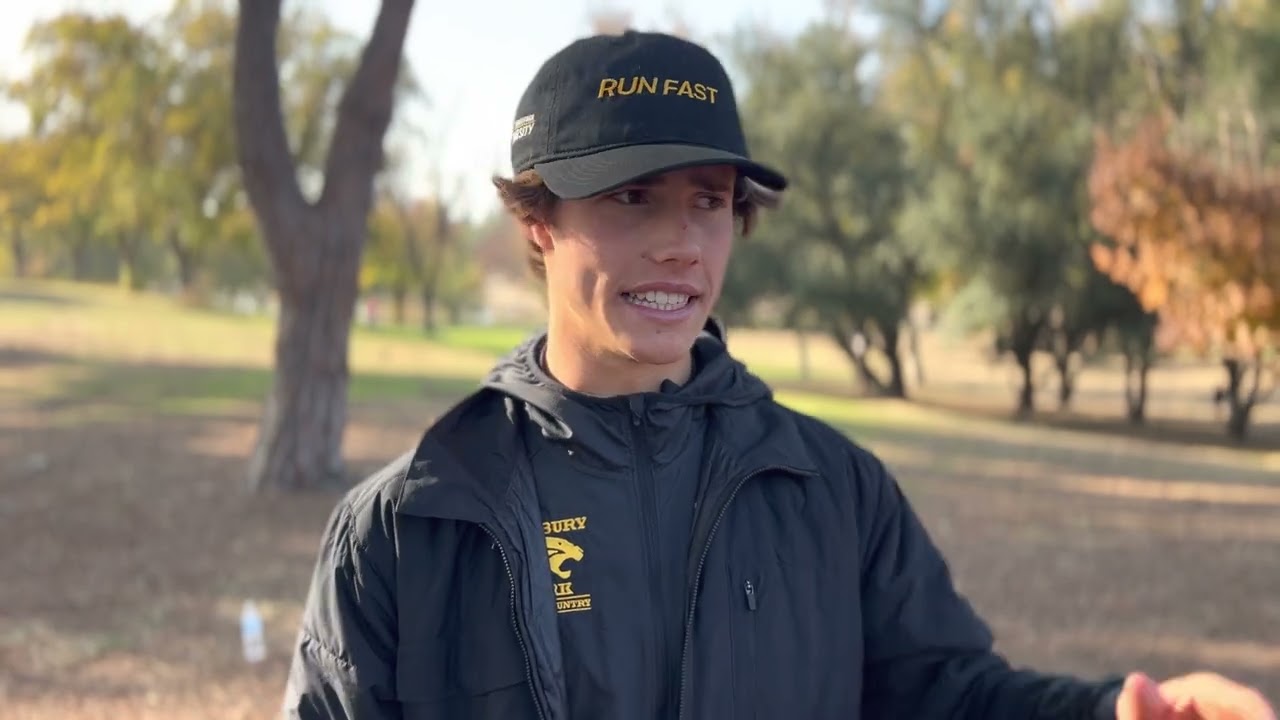 Newbury Park's Lex Young, the 2022 CIF-State Division 2 Cross Country Champion!