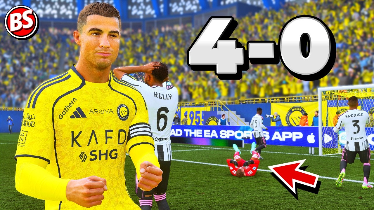 CRISTIANO RONALDO DESTROZA A SU EX EQUIPO: Al Nassr vs Juventus | 4K