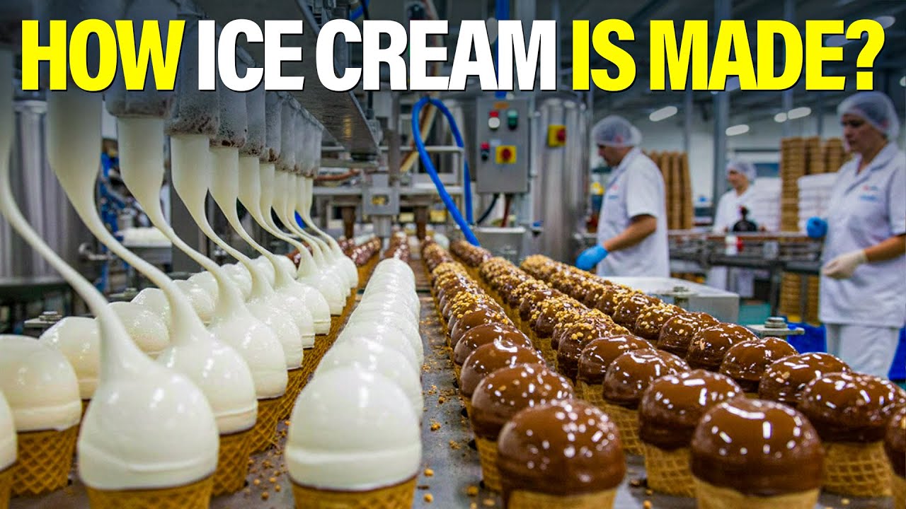 How Ice Cream Is Made in Factories?