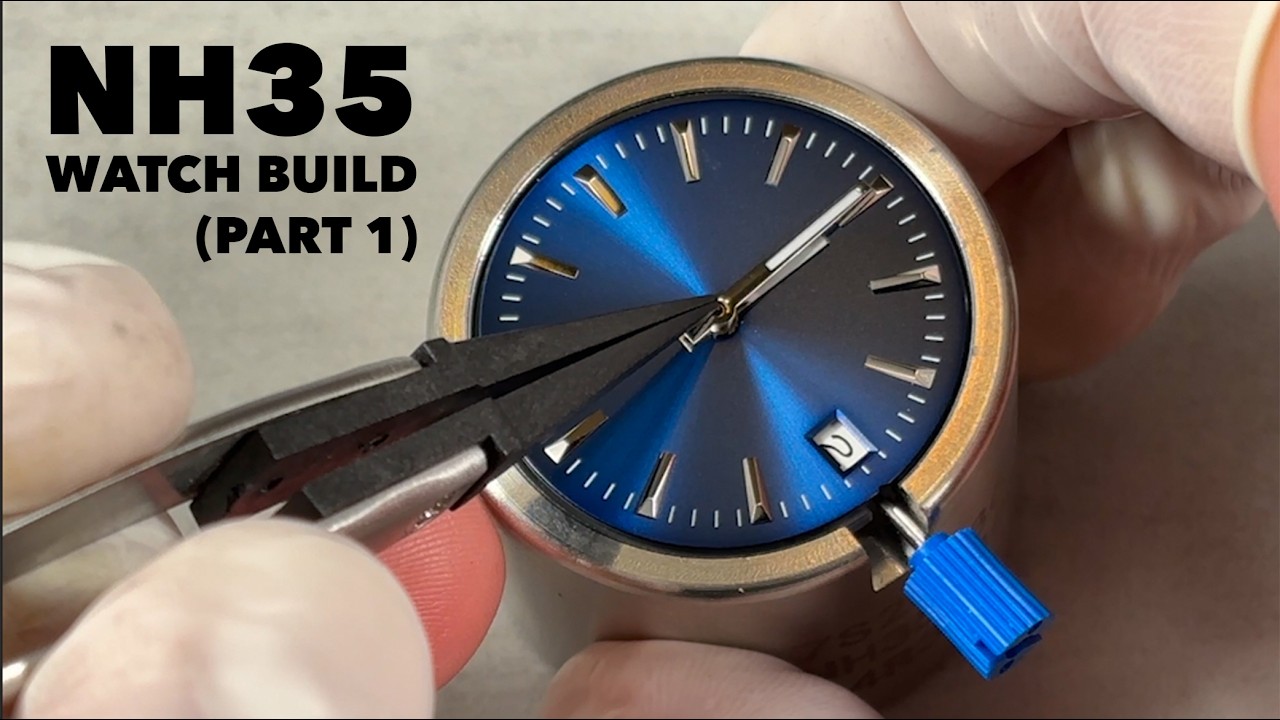 Сборка механических часов из деталей с AliExpress | Сборка Seiko NH35 | Часть 1