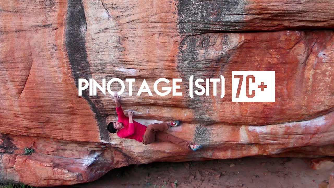 Pinotage (Sit) 7c+ Uncut - Rocklands