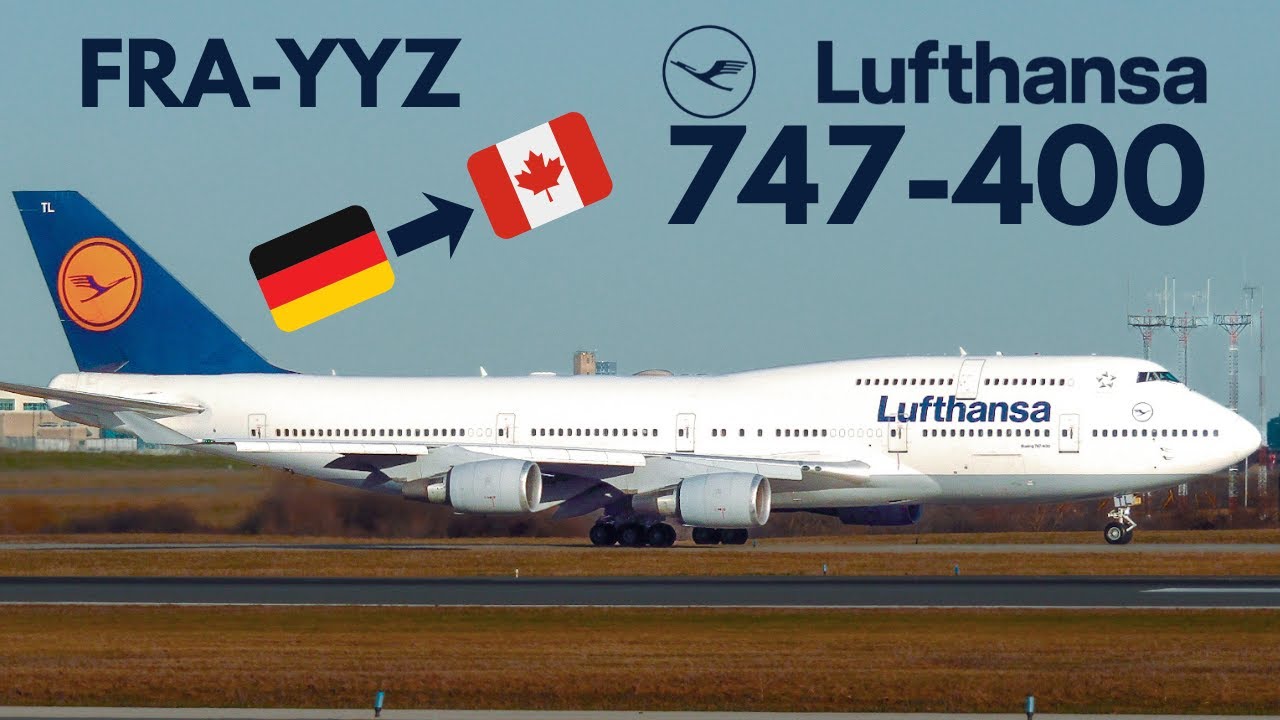 Queen of the Skies to Toronto! Lufthansa 747-400 in Economy