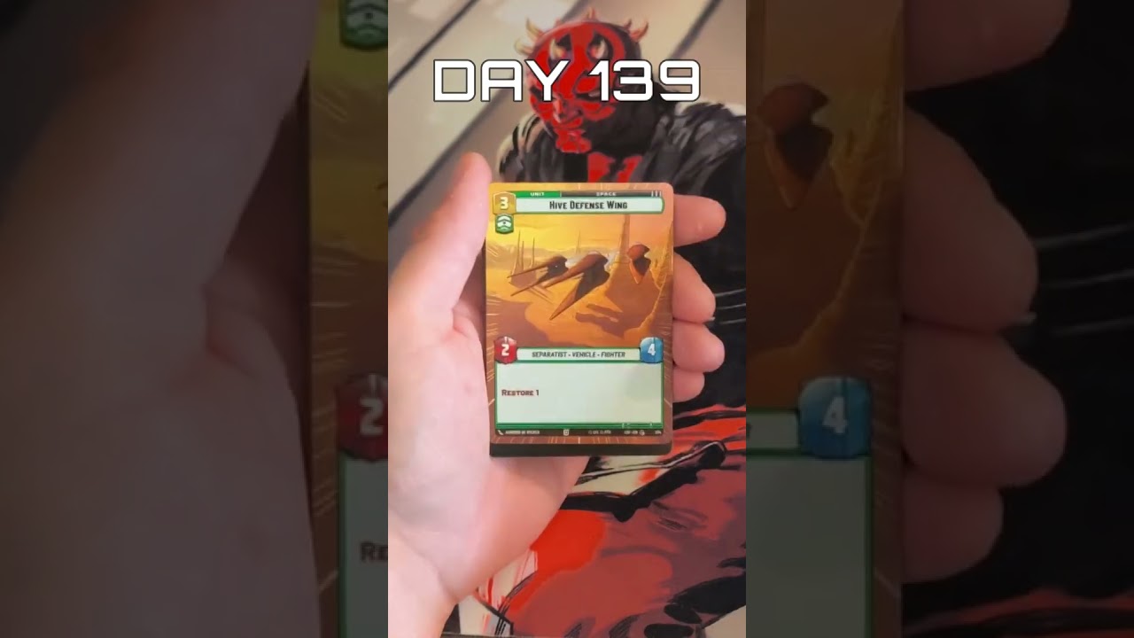 Opening a pack every day: Day 139 #swu #starwarsunlimited #packopening