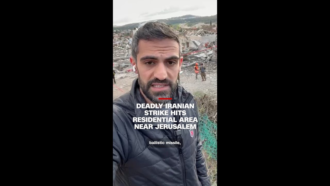 Deadly Iranian strike hits residential area near Jerusalem
