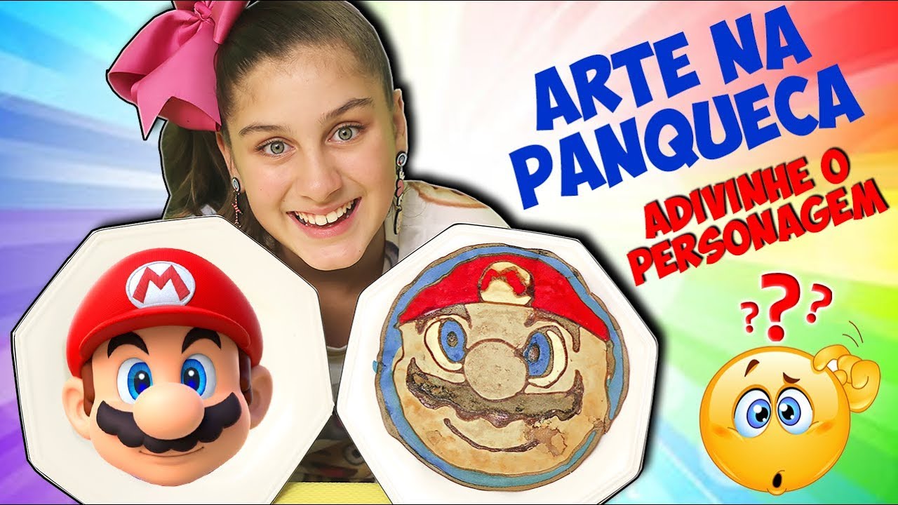 DESAFIO ARTE NA PANQUECA (Pancake Art Challenge)