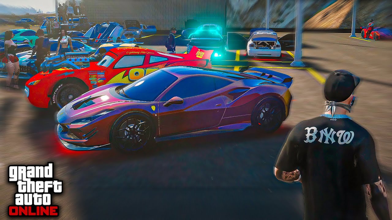 COMPETIMOS CONTRA los AUTOS MAS RAPIDOS en el CAR MEET de GTA5
