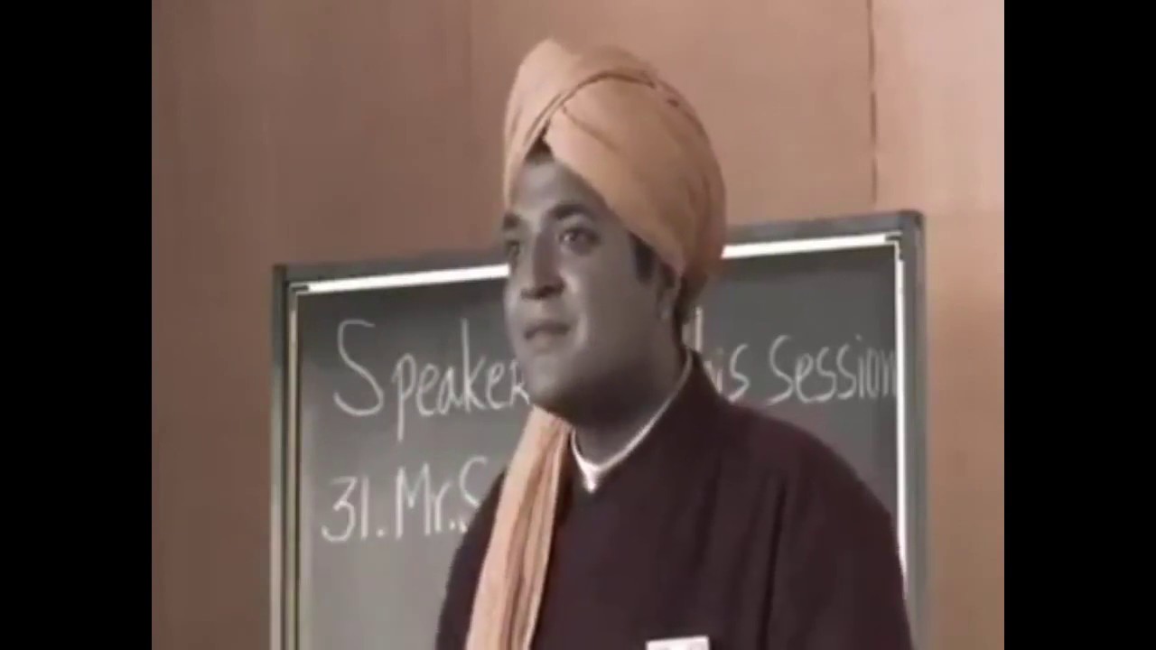 Swami Vivekananda's Chicago speech Recreation