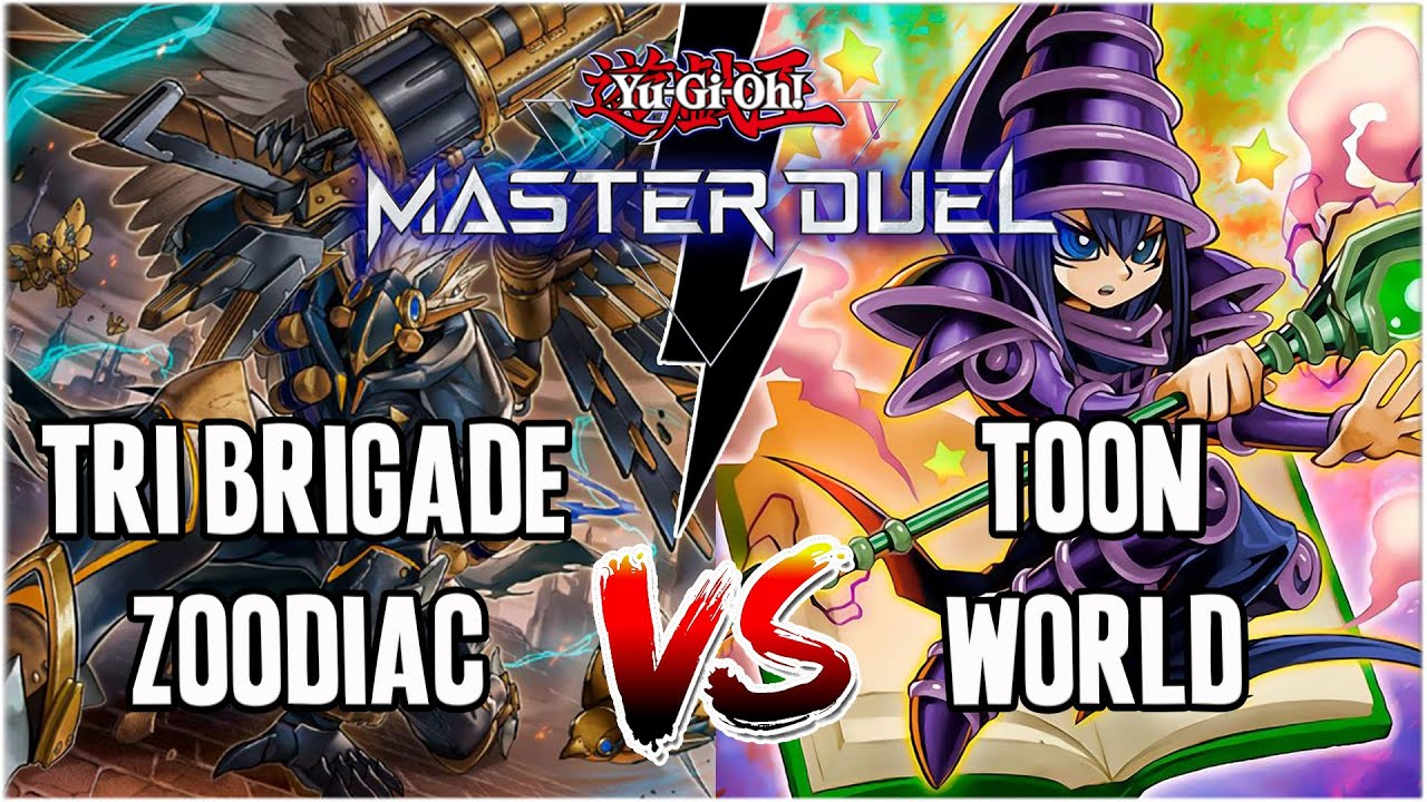 TOP TIER DECK !!  TRI-BRIGADE ZOODIAC VS TOON WORLD !! - Yu-Gi-Oh! Master Duel