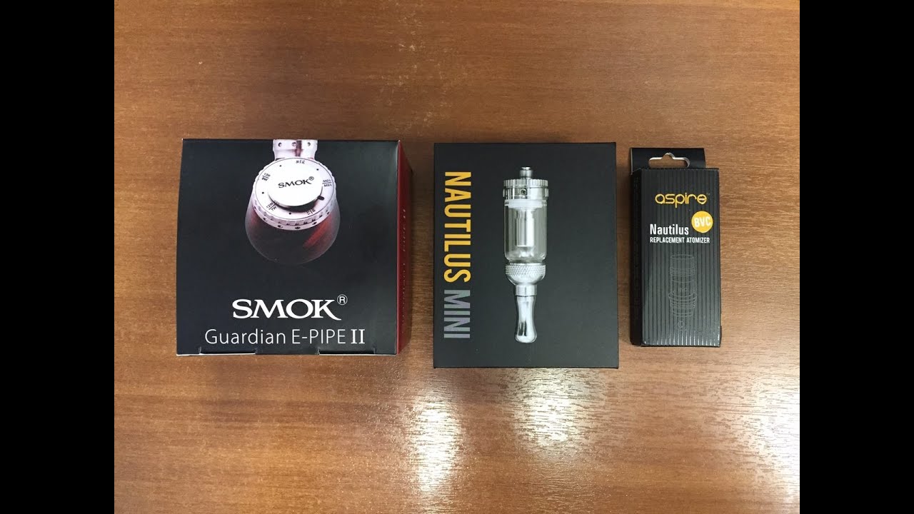 UNBOXING SMOK Guardian E-PIPE II & ASPIRE NAUTILUS mini