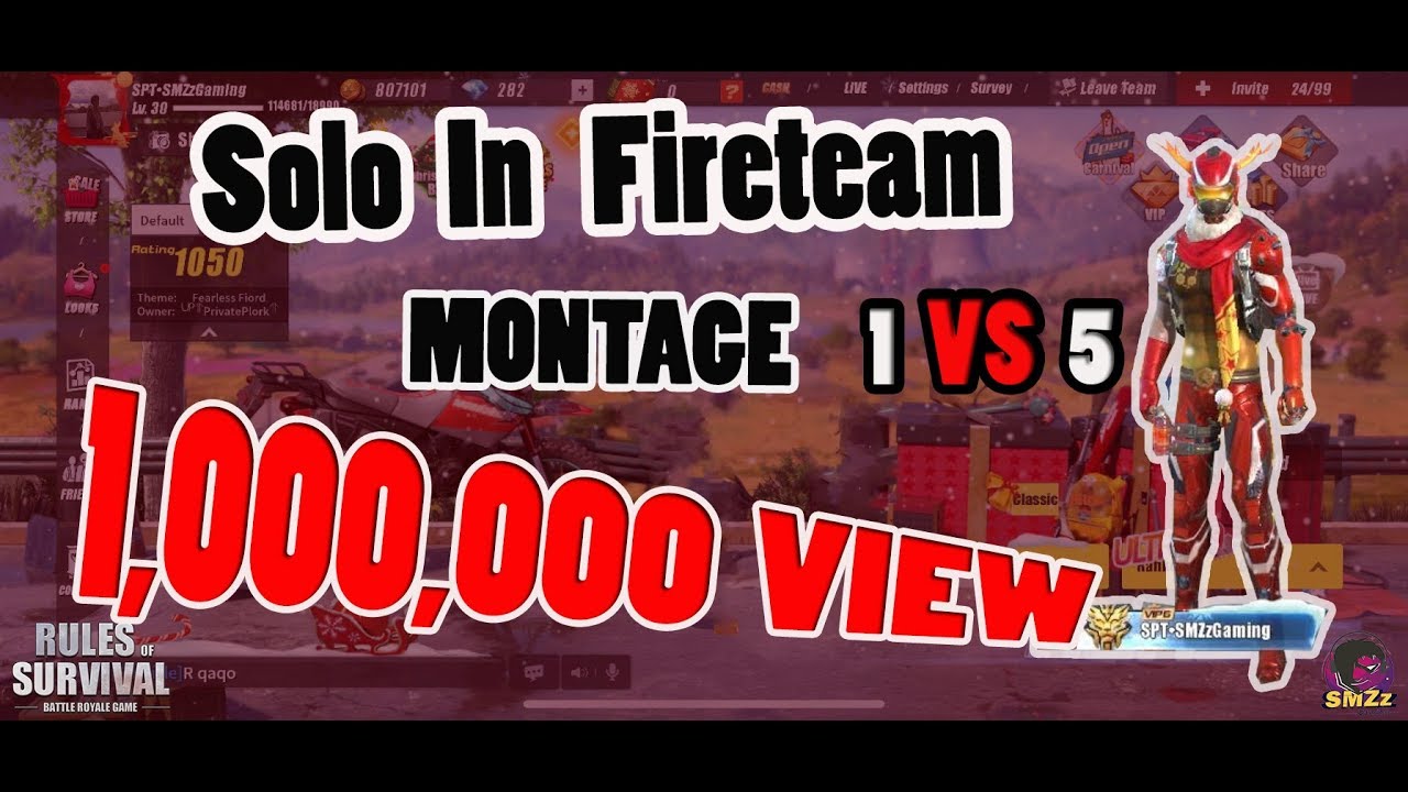 ROS : 1 VS 5 | EP.2 | MONTAGE EP.13 🔥🔥