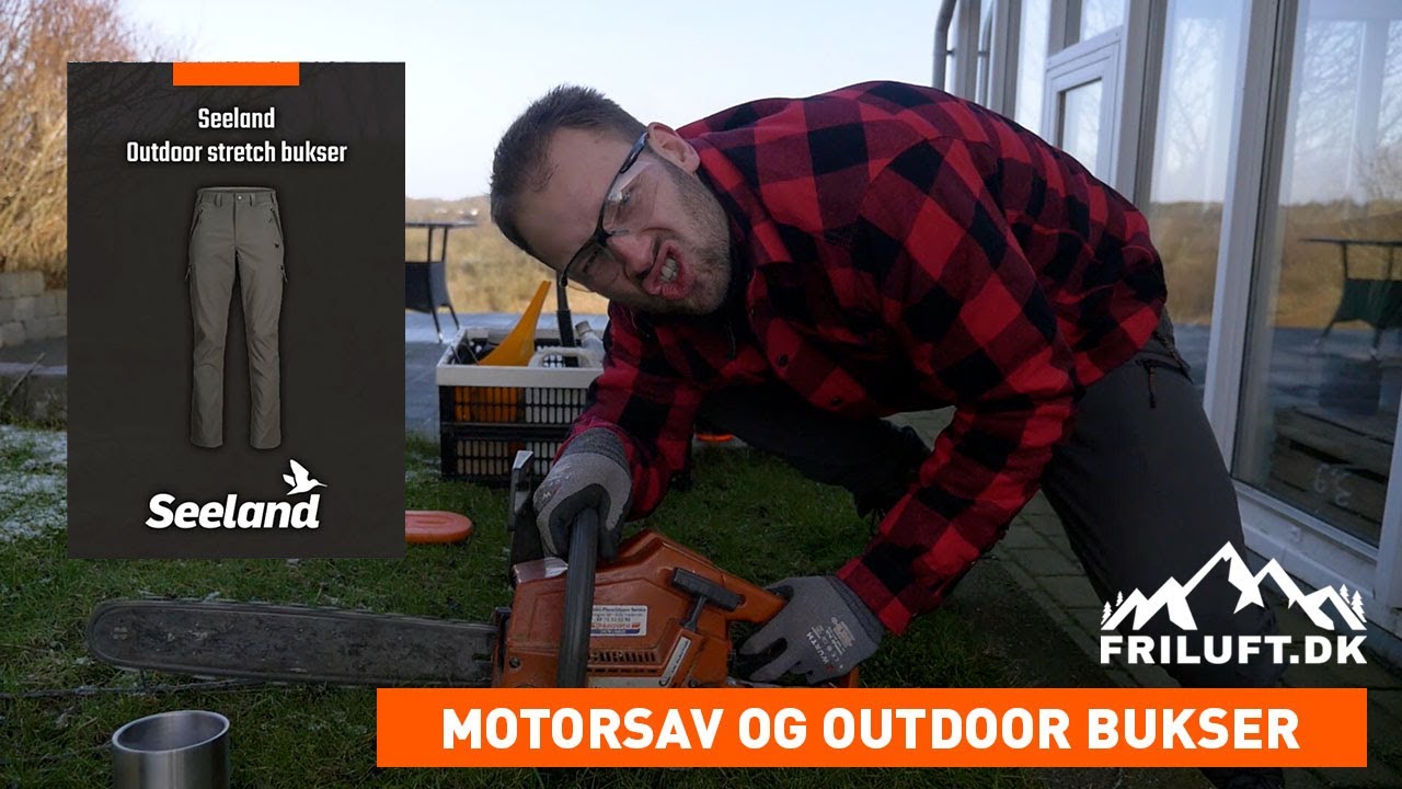 Vi fælder et træ i vores nye Seeland outdoor stretch bukser
