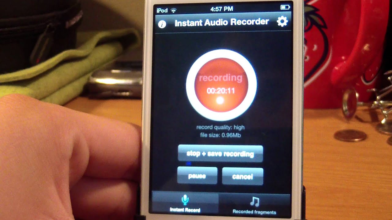 Instant Audio Recorder iPhone App Review
