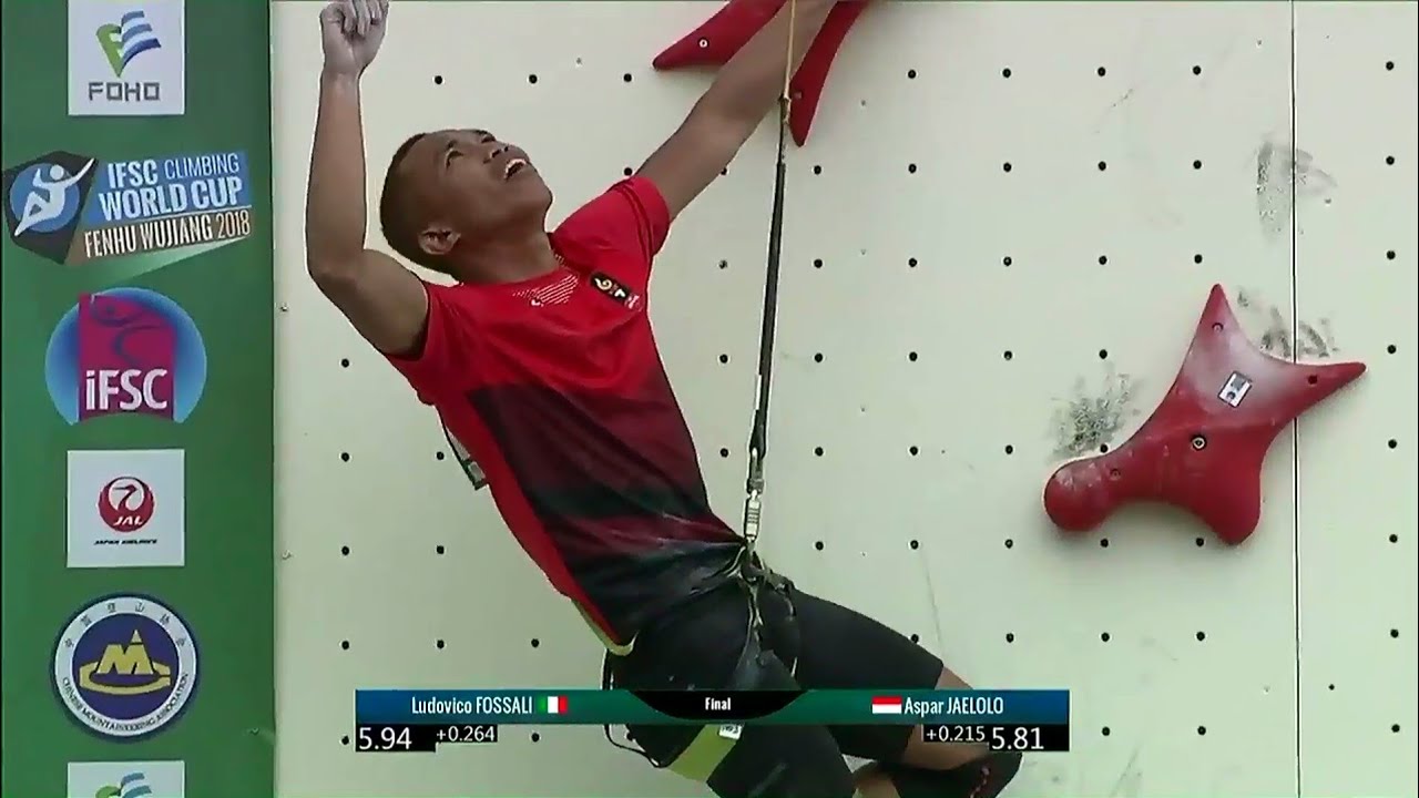 Aspar Jaelolo & Aries Susanti Rahayu | Finals Speed | Climbing World Cup Wujiang 2018