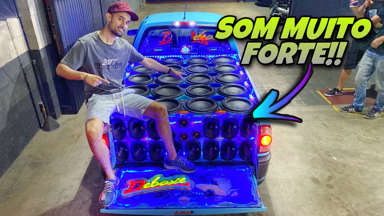 SAVEIRO TAGUÁBLUE DEBOXE *primeira vez vendo um som montado assim [MINHOKA]