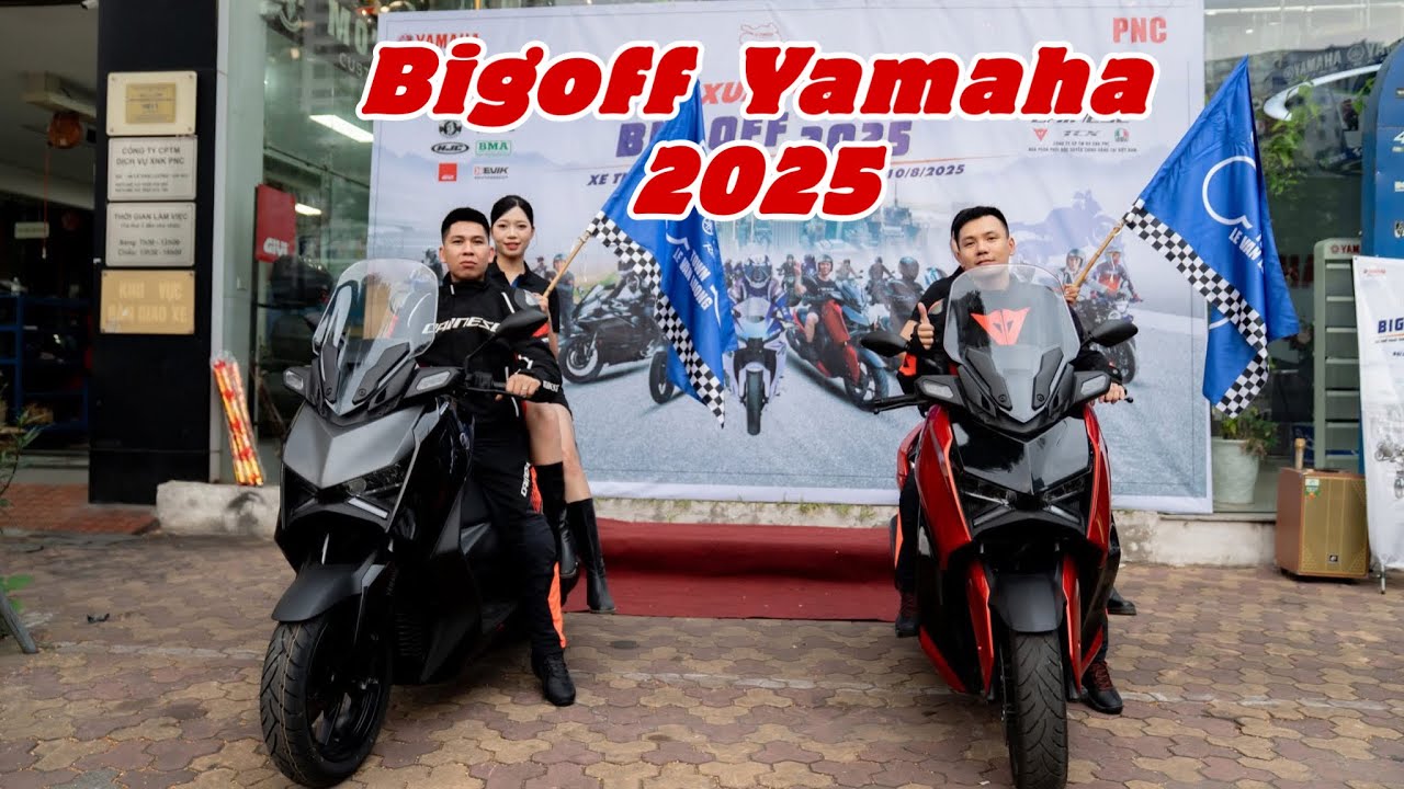 Cầm Xmax 300 tham dự “big offine” của Yamaha | Tới Tài Tử. 