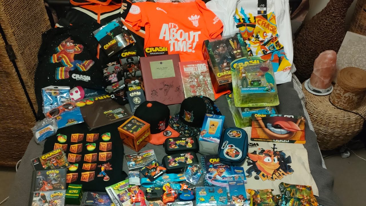 Crash Bandicoot Care Package Reveal... Only part of my Collection!