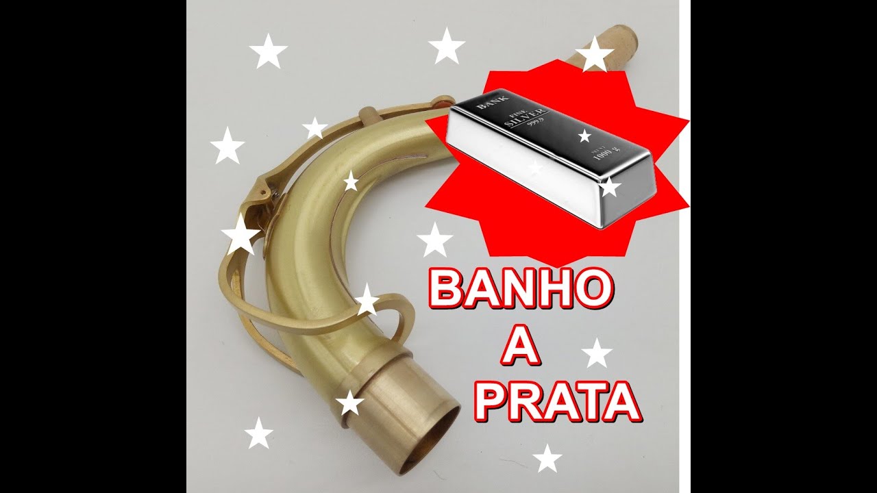 BANHO A PRATA TUDEL SAXOFONE