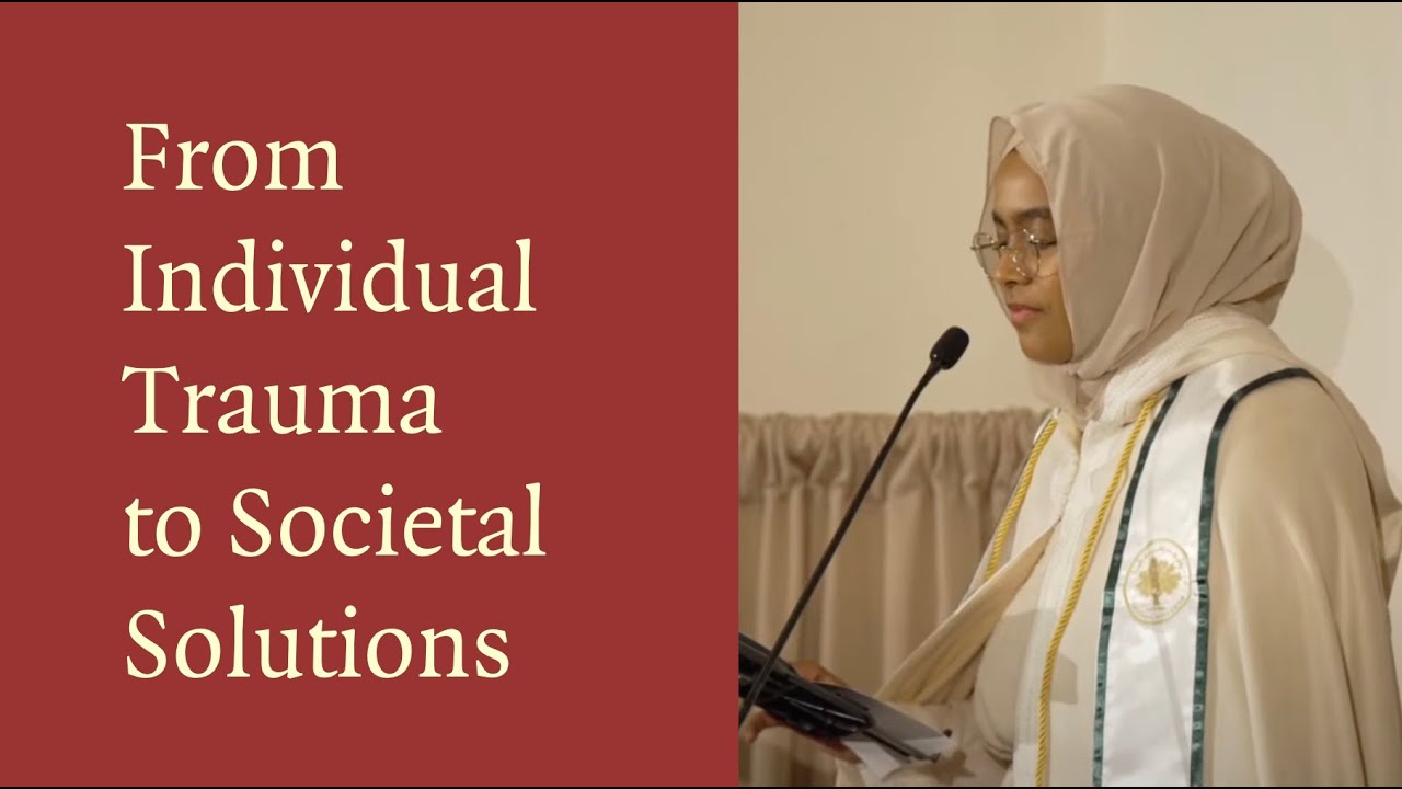 From Individual #Trauma to Societal Solutions – Student Remarks by Maryam Awwal