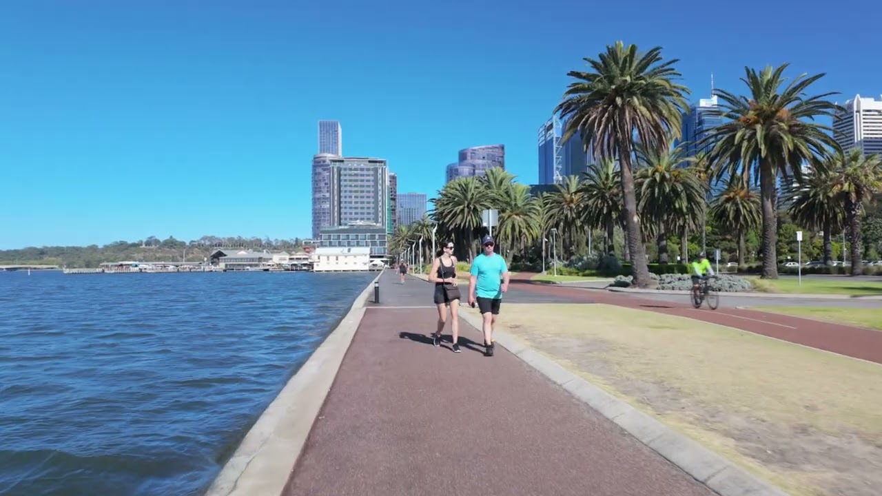 Walk Around Perth  WA - January 2025 [4K]