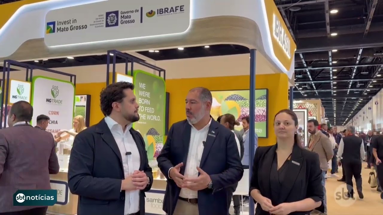 SBT NOTICIAS - GULFOOD 2026 - RODRIGO PAIVA entrevista MIRAEL PRAIERO INVEST MT