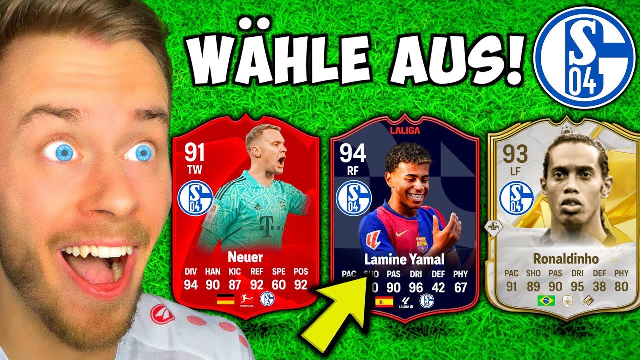SCHALKE Karriere - ABER PLAYER PICKS bestimmen meine TRANSFERS! 🍀⚽️