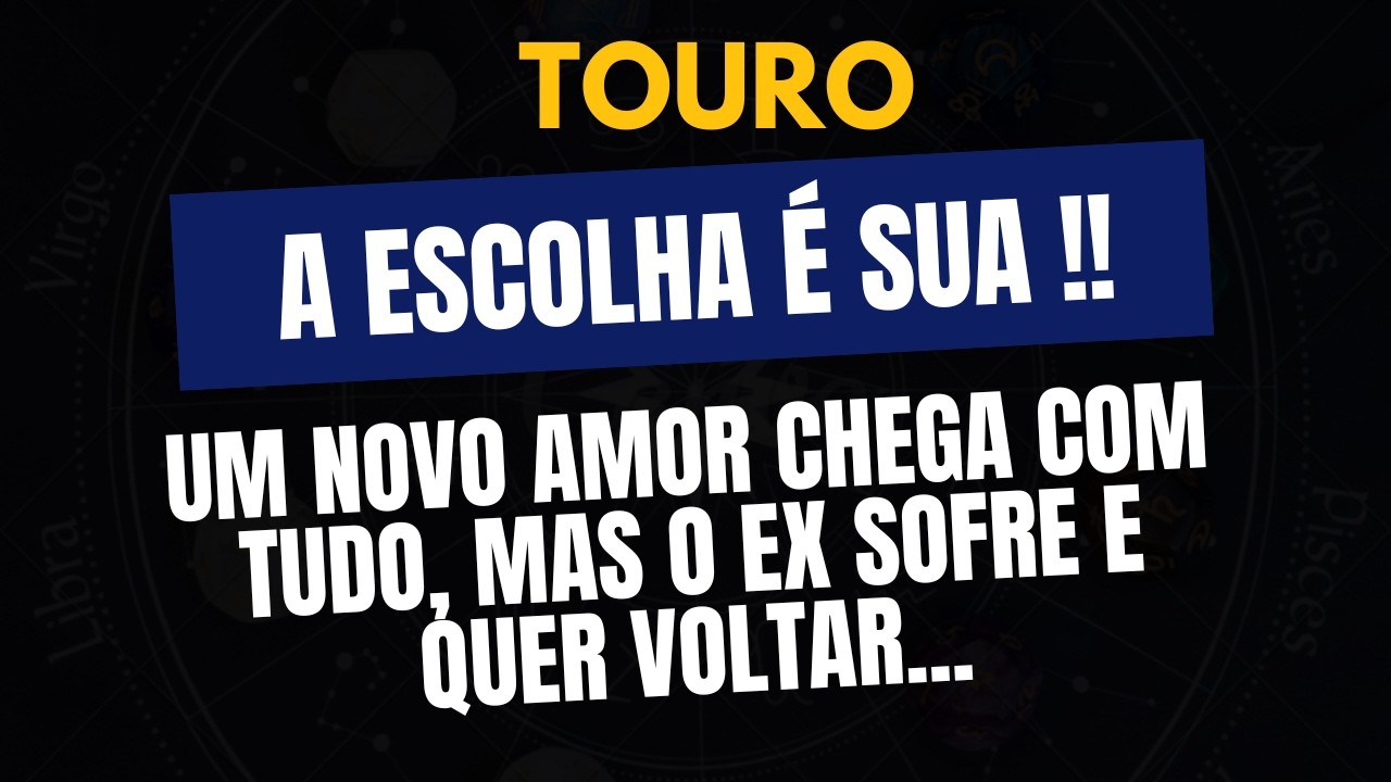TOURO ♉️ CHEGA DE SOFRIMENTO! O Tarot revela o retorno...