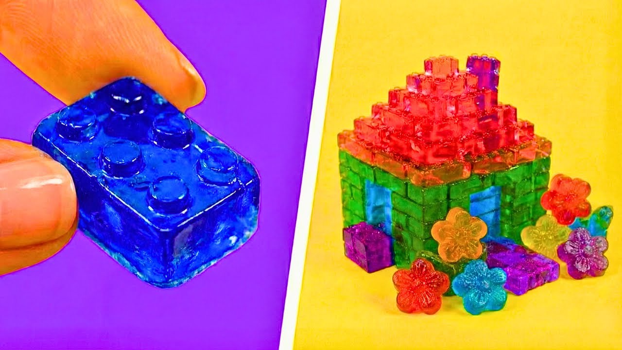 Сэм построил дом из желейных кирпичей 😍🏡 ПРОСТОЙ и ВЕСЁЛЫЙ DIY для детей