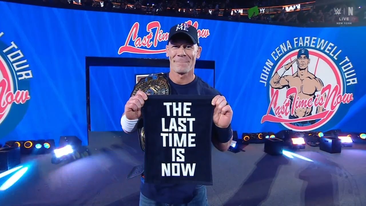 John Cena Last Raw Entrance - WWE RAW | Nov. 17, 2025