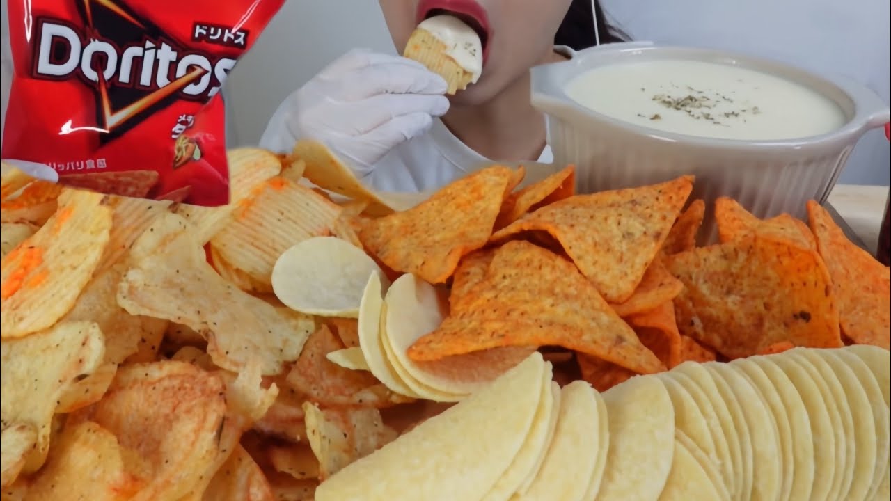 ASMR ポテチ等 スナック菓子を食べる snack eating sounds