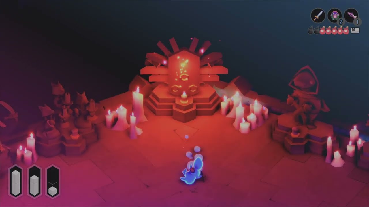 You feel a tingling... (trophy) – 6 enemy waves at the Cathedral – Tunic (PS5)