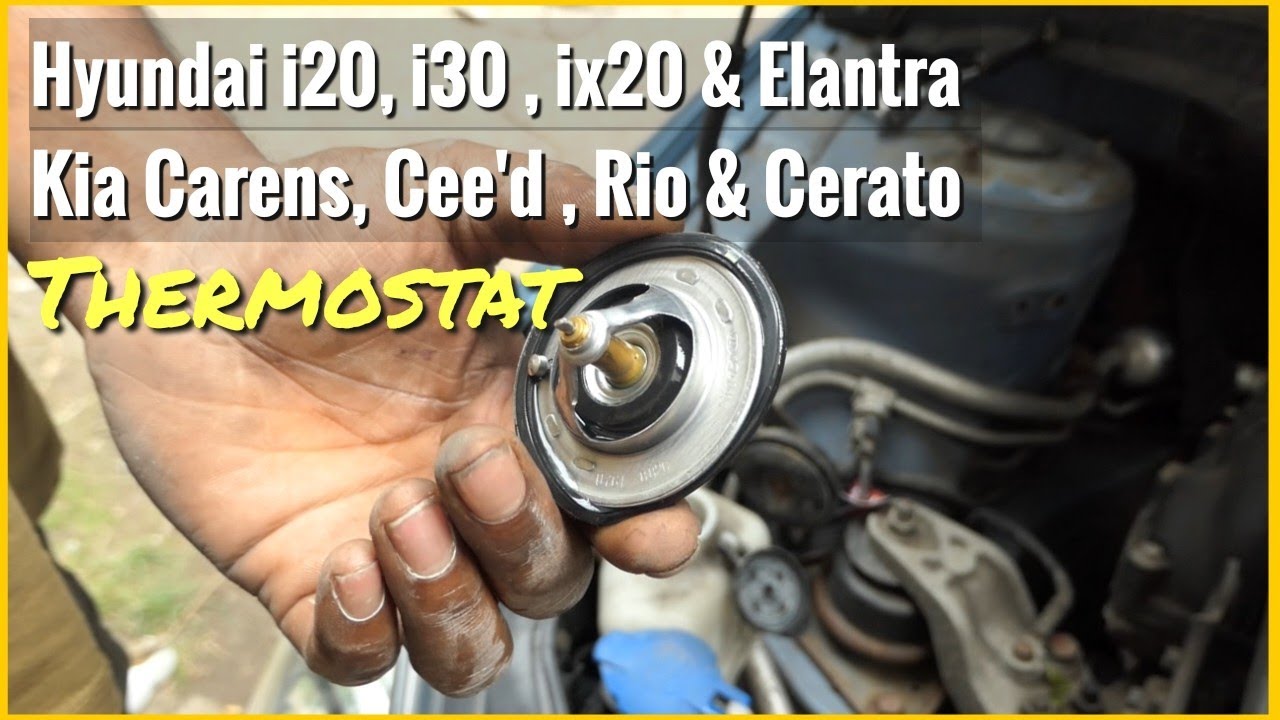 Hyundai i30 termostat replacement. Hyundai i20,i30, ix20 & Elantra, 1.4 Petrol engine. #thermostat