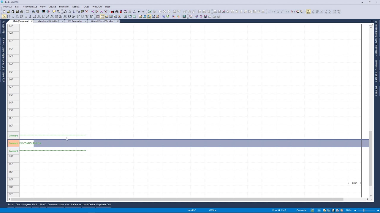 XG5000 - Programming Basics - Program Structure [Afrikaans]