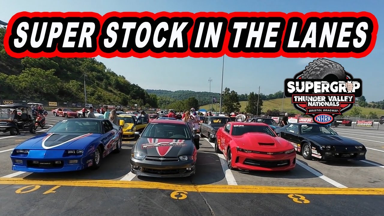 Super Stock in the lanes... Bristol Dragway, Thunder Valley Nationals