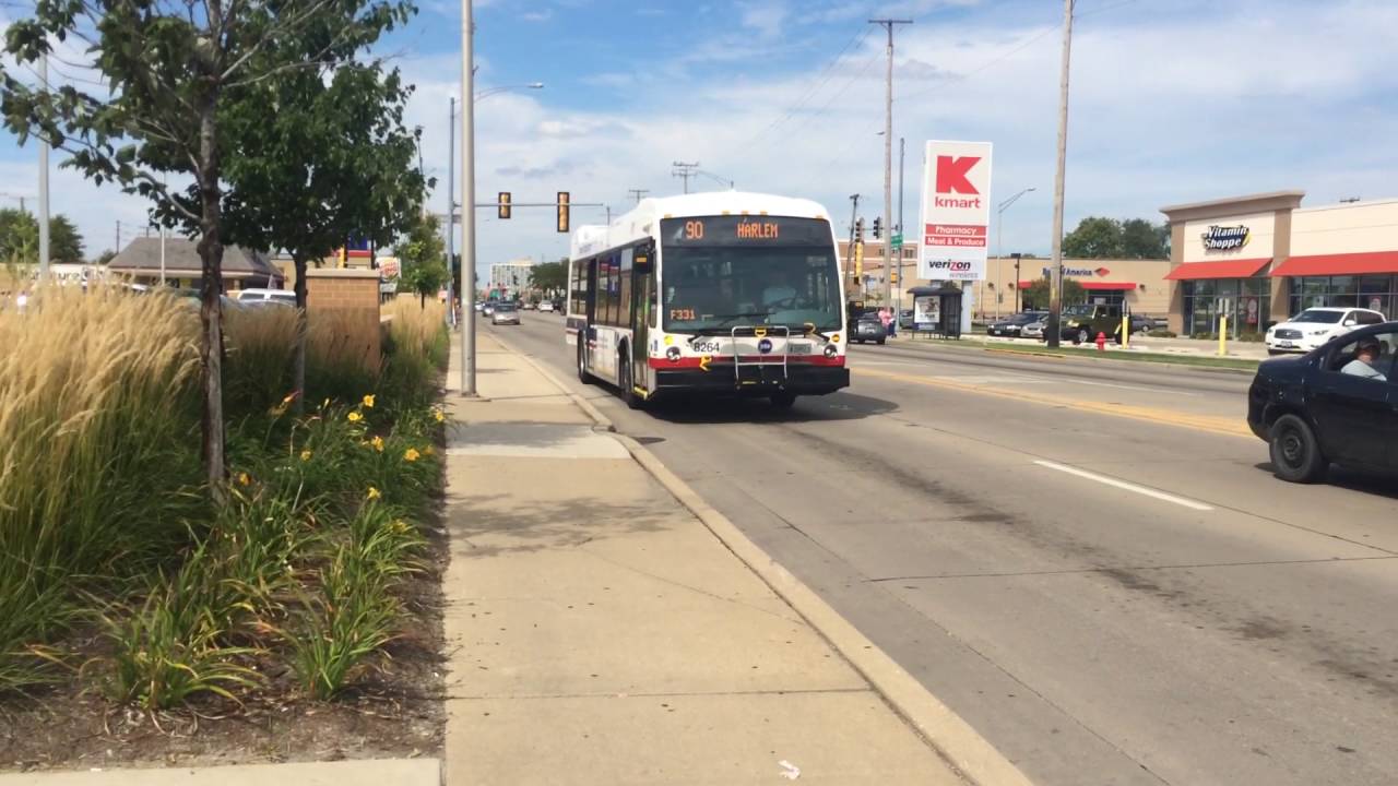 CTA Nova Bus LFS Route 90 Harlem