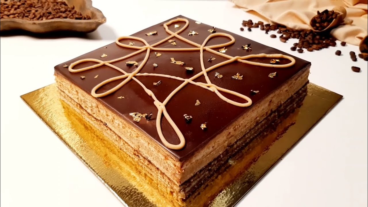 [Sans four] Gâteau aux biscuits façon opéra  |  كيكة البسكويت بدون فرن بذوق الأوبرا
