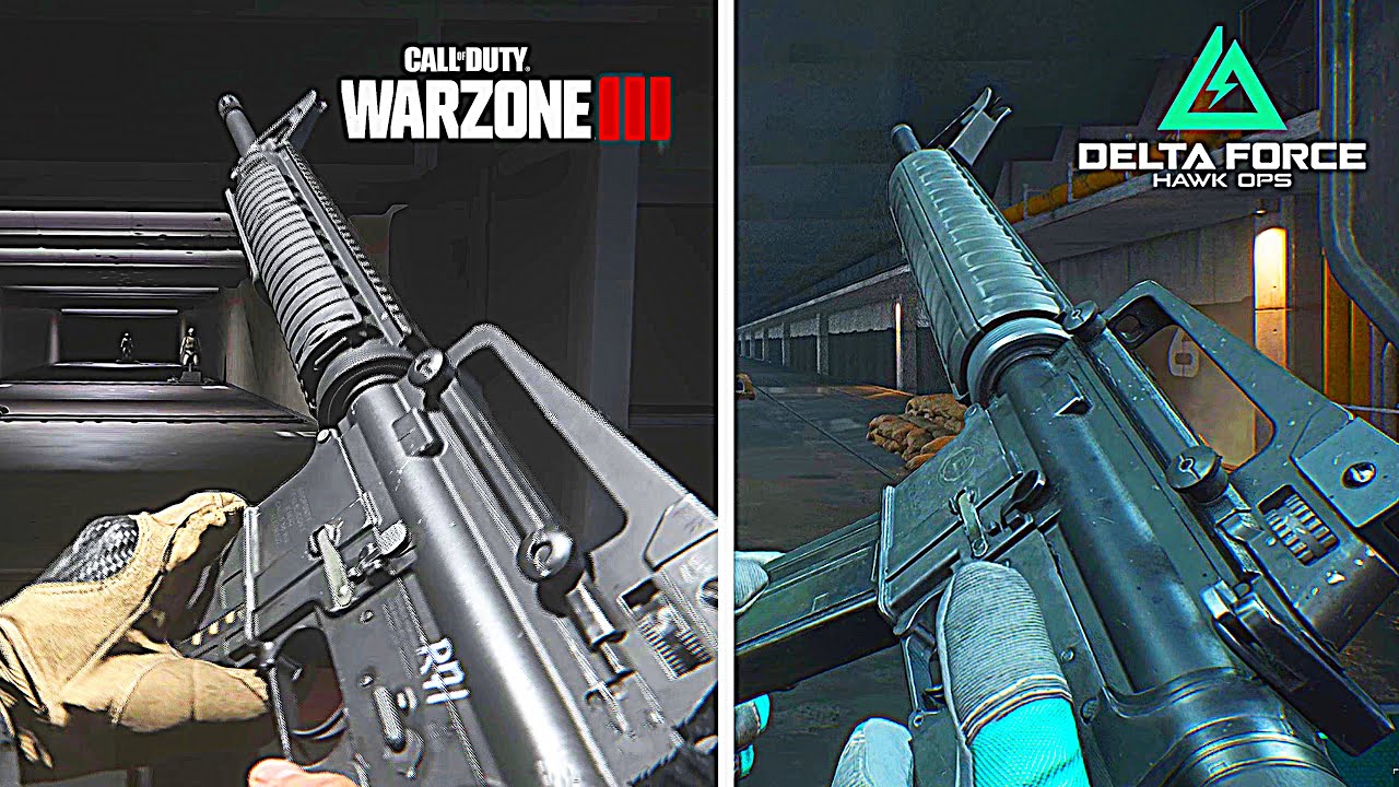 Warzone III vs Delta Force: Hawk Ops Weapons Comparison (2024)
