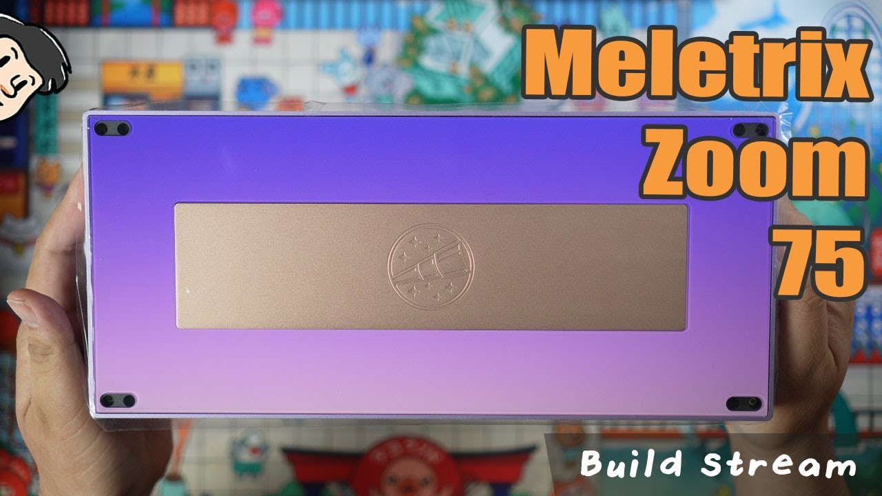 Keeb Stream: Building the Meletrix Zoom75 SE - Lavender