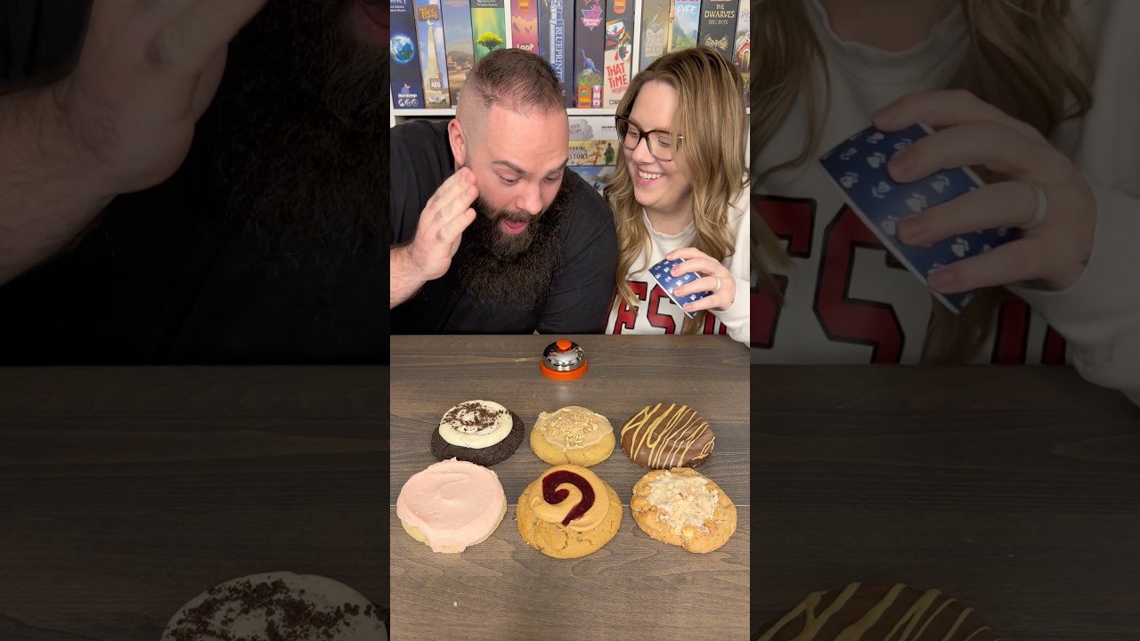 Winner Picks Their Favorite Crumbl Cookie!!! #boardgames #gamenight #couple #fun