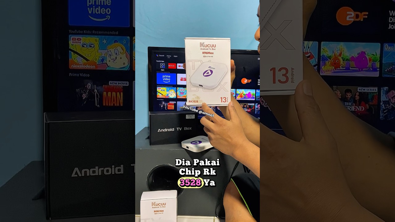 Android TV Box Kucuu obsługuje Google Voice Bluetooth v5 Wi-Fi
