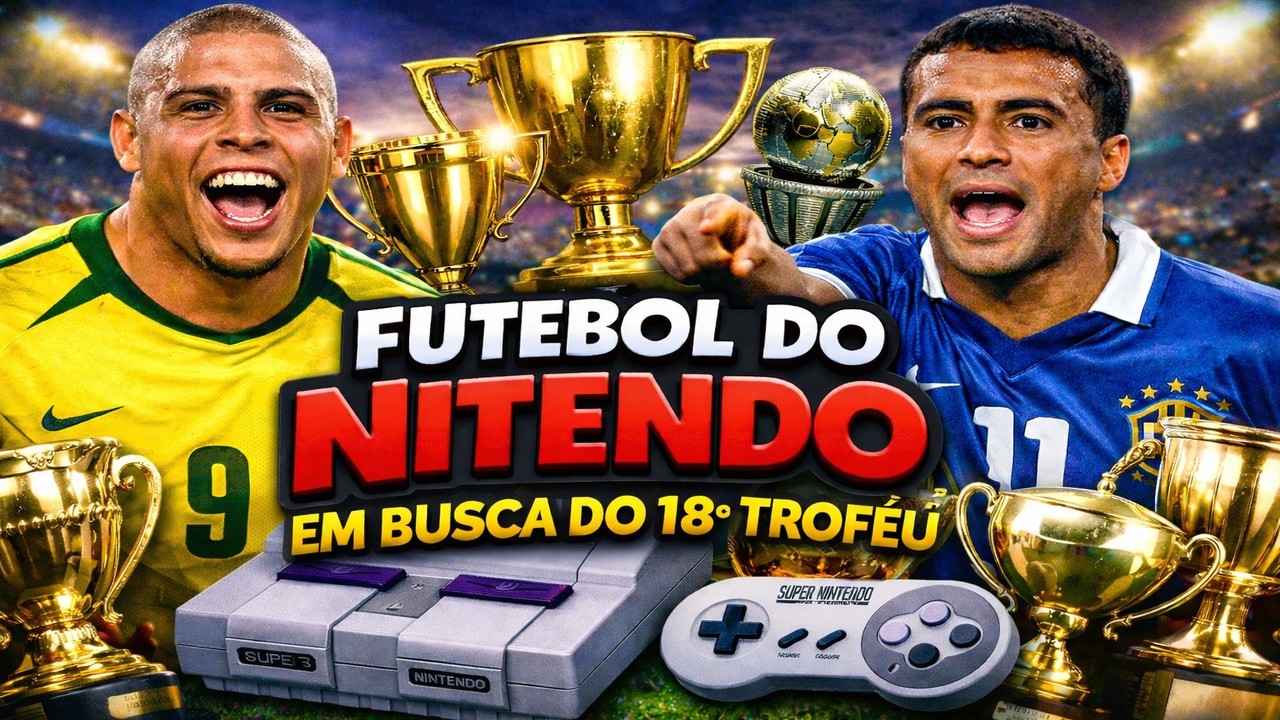 É HOJE! 🔥 Futebol de Nitendo Ao Vivo 🏆 Em Busca do 18º Troféu