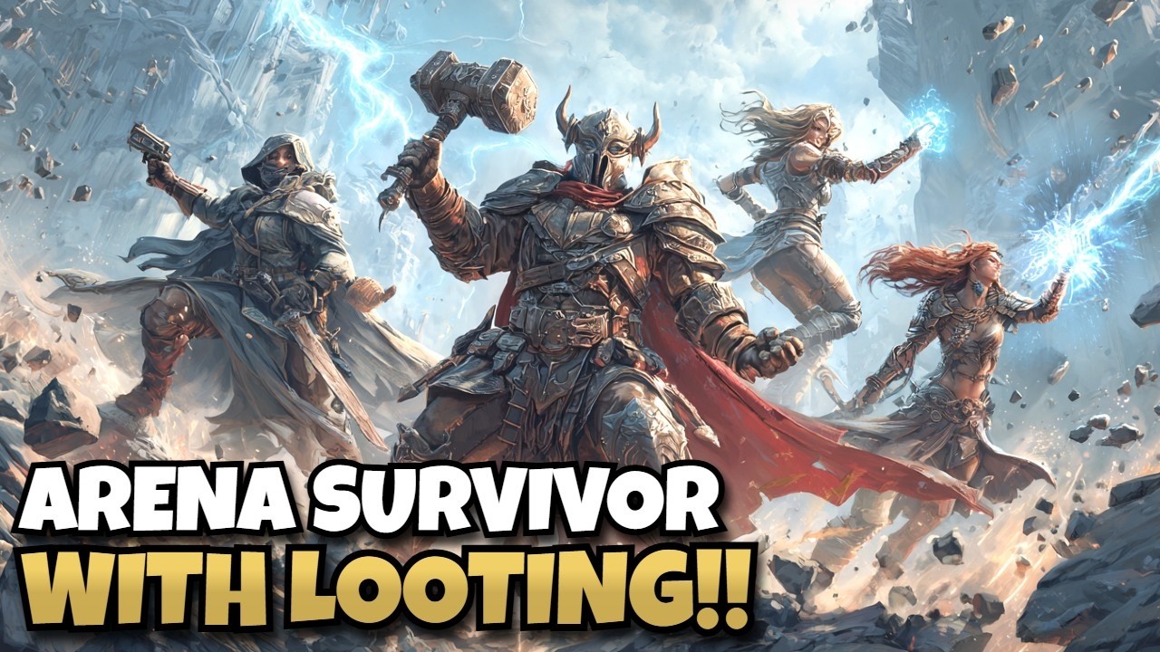 A Fresh Roguelite Arena Survivor with Loot and Summons!
