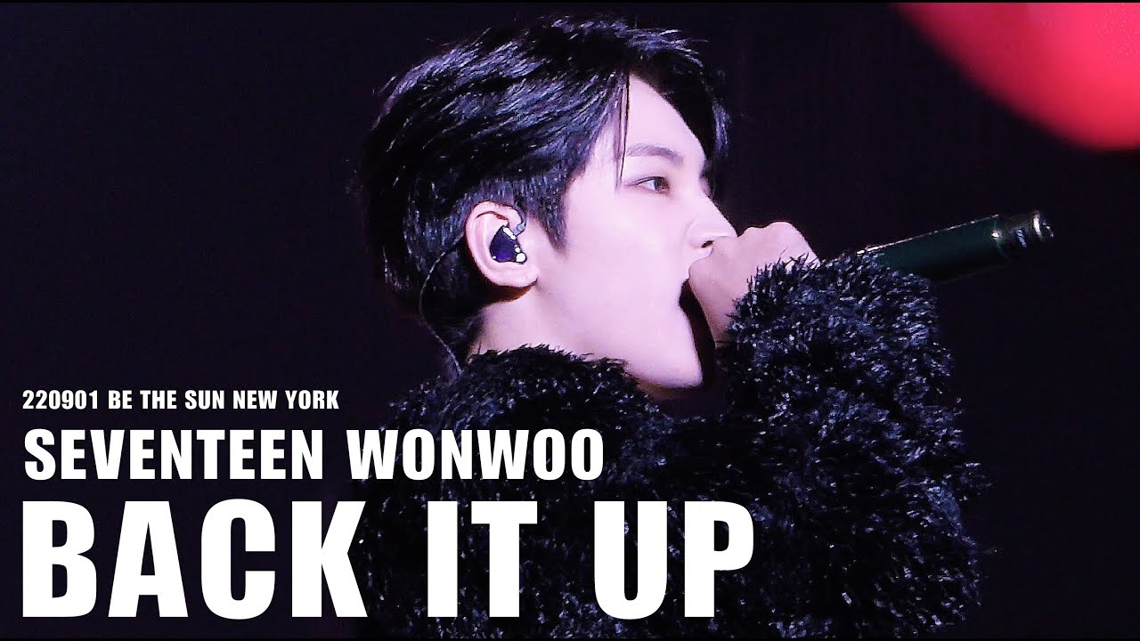 [FACECAM] 220901 세븐틴 원우 BE THE SUN NEW YORK BACK IT UP 직캠 4K