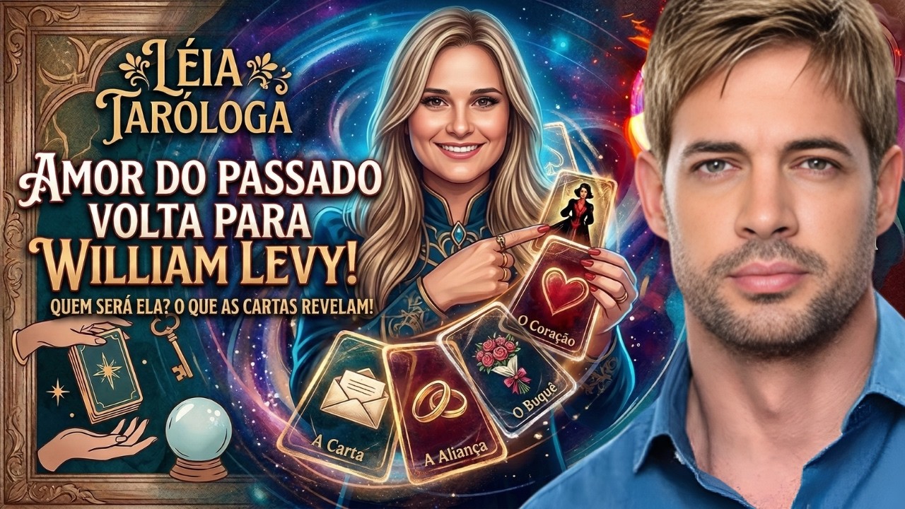 WILLIAM LEVY PODE VOLTAR COM UM AMOR DO PASSADO - Quem será? LÉA TARÓLOGA CONTA TUDO