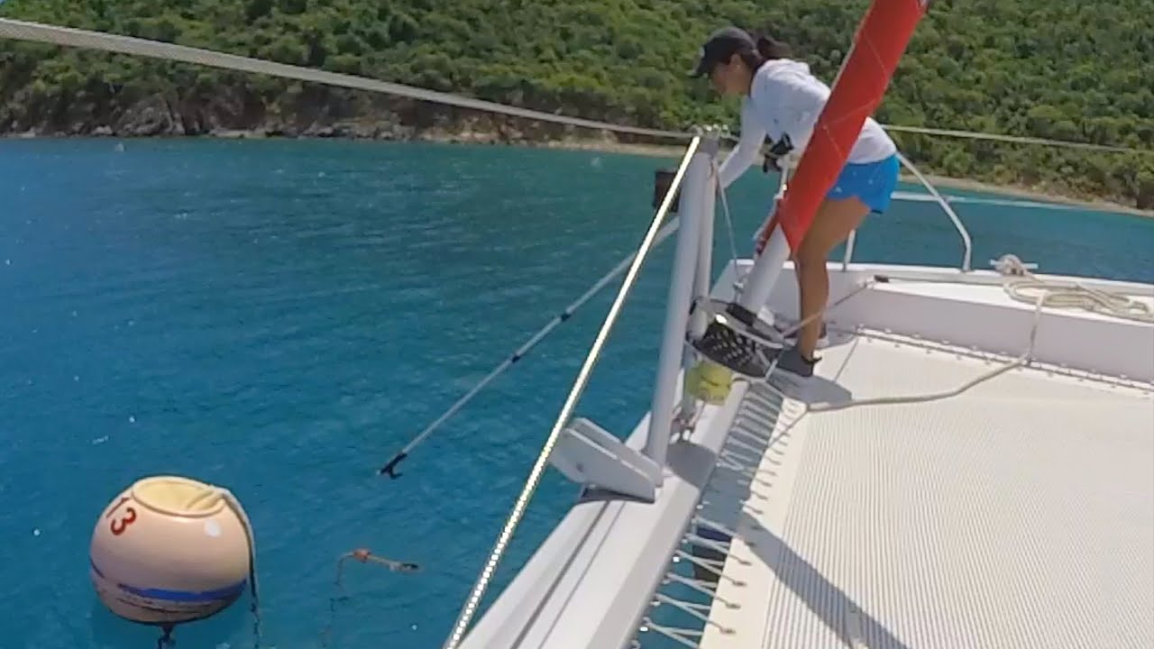 How to Moor a Boat ~ Sailing in the British Virgin Islands ~ Ep. 108